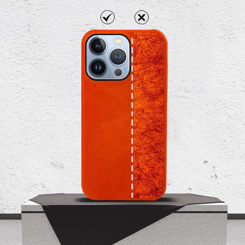 Vegan faux leather phone case